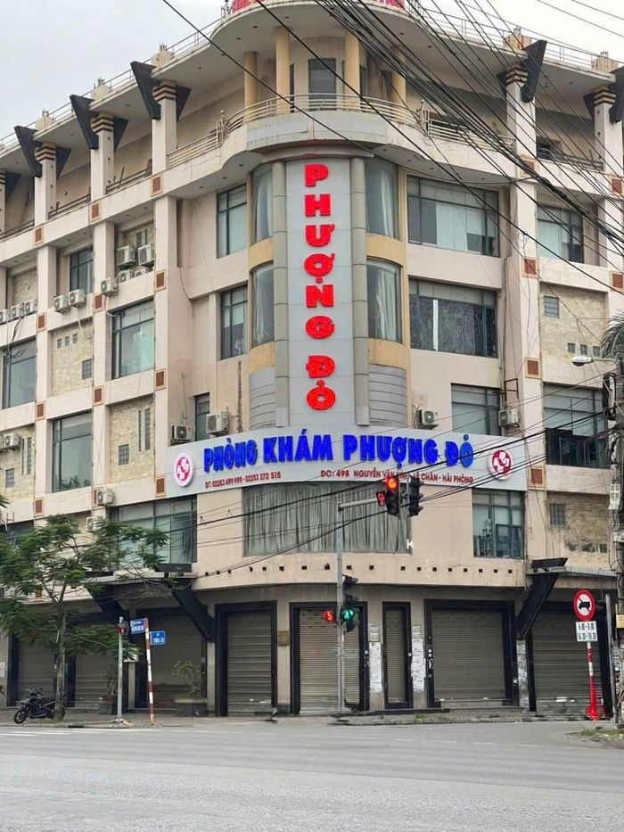 Phòng khám Phượng đỏ. Ảnh: Công an TP Hải Phòng