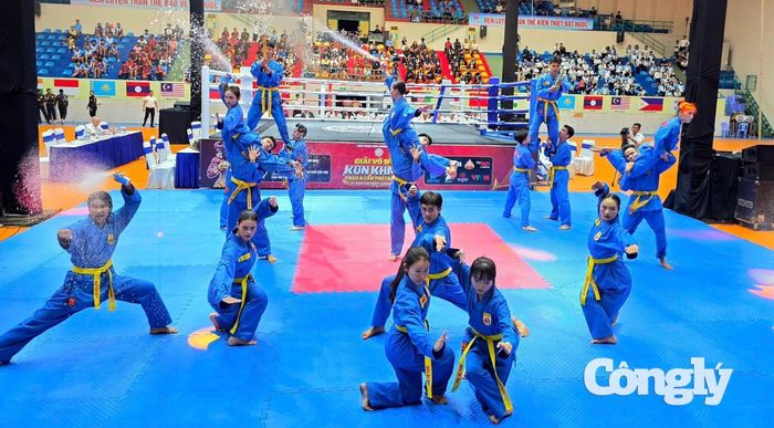 Một trong những tiết mục thi đấu tại giải đấu.