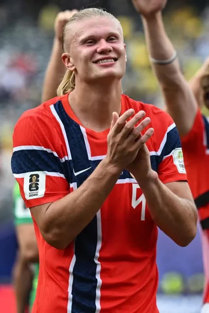 Haaland có kỳ World cup thành công cùng với Na Uy. Ảnh: Getty