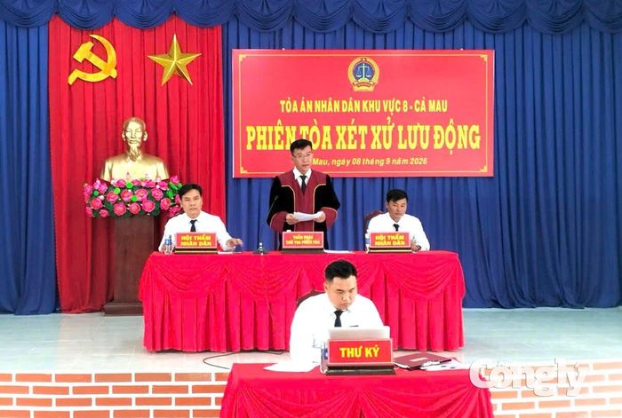 HĐXX tại phiên tòa xét xử lưu động