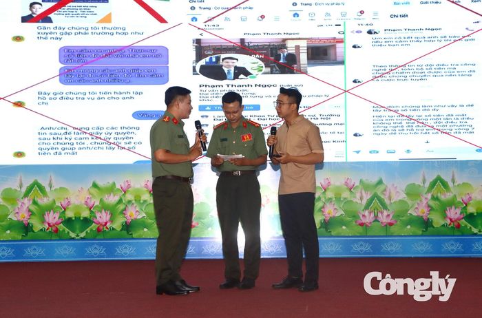 Một trong những chủ đề “nóng” hiện nay là lừa đảo tài sản qua mạng, được thí sinh phân tích có chiều sâu trong bài dẫn