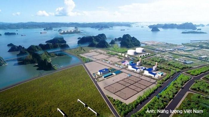 Phối cảnh Nhà máy điện khí LNG tại Quảng Ninh.