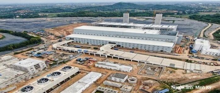 Toàn cảnh Nhà máy điện rác Sóc Sơn.