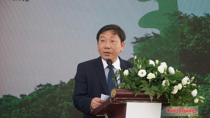 Ông Nguyễn Đỗ Anh Tuấn, Vụ trưởng Vụ Hợp tác Quốc tế (Bộ Nông nghiệp và Môi trường) phát biểu tại chương trình.