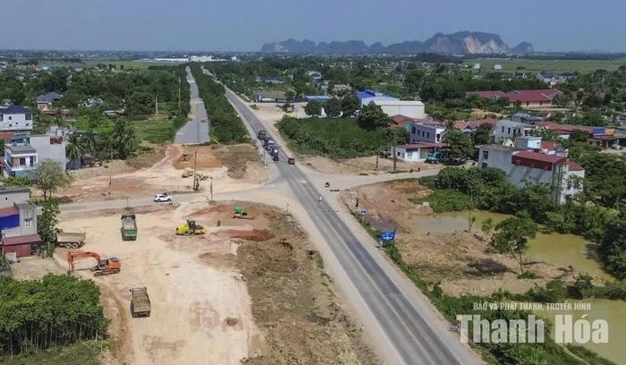 Dự án đường nối TP Thanh Hóa (cũ) với Cảng Hàng không Thọ Xuân bắt đầu thi công trở lại từ ngày 1/8.