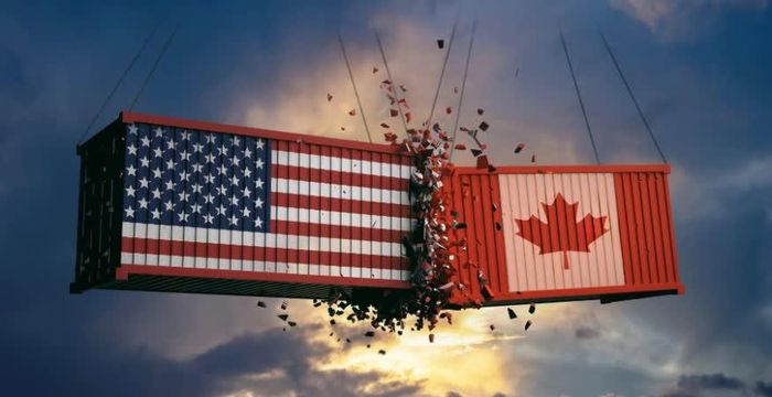 Canada chính thức áp các biện pháp thuế quan trả đũa đối với hàng hóa nhập khẩu từ Mỹ. Ảnh: Giftsanddec.