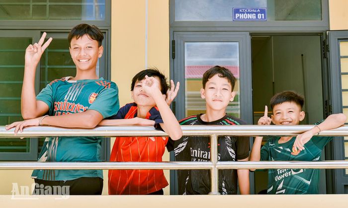 Khu phòng ở của học sinh nội trú.