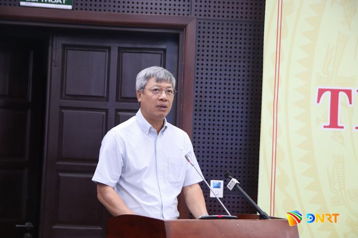 Phó Chủ tịch UBND thành phố Hồ Quang Bửu phát biểu tại hội thảo. Ảnh: TRỌNG HUY