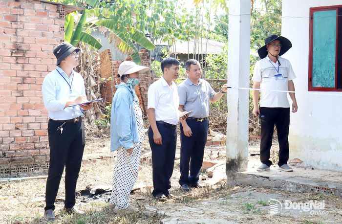Kiểm kê tài sản của người dân trong diện thu hồi đất làm đường vành đai 4 - Thành phố Hồ Chí Minh.
