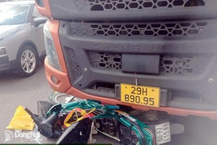 Hiện trường xảy ra vụ tai nạn. Ảnh: CTV