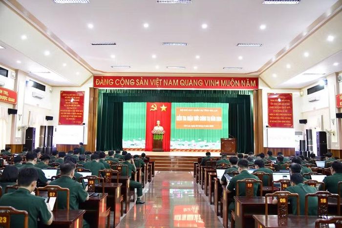  Quang cảnh buổi kiểm tra. Ảnh: Anh Tuấn 