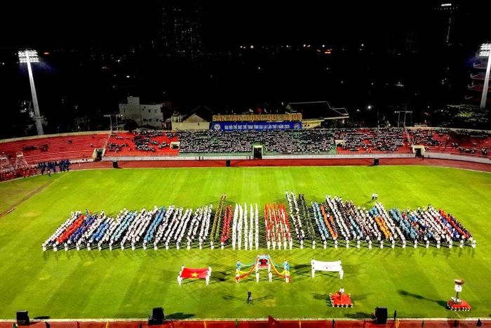 Quang cảnh lễ khai mạc Đại hội TDTT tỉnh Gia Lai năm 2026. Ảnh: Nguyễn Dũng