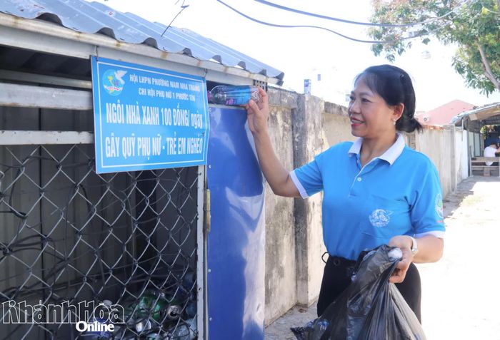 Bà Lê Thị Thanh Bình duy trì thực hiện mô hình "Ngôi nhà xanh" gây quỹ hỗ trợ trẻ em, phụ nữ có hoàn cảnh khó khăn.