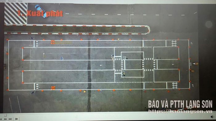 Cách bố trí sa hình chuẩn theo hướng dẫn của Cục CSGT