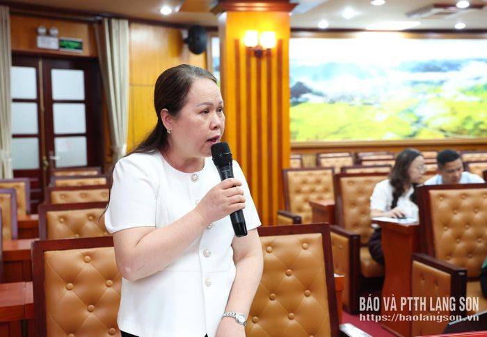Lãnh đạo Văn phòng Đoàn đại biểu Quốc hội và HĐND tỉnh báo cáo nội dung trình tại phiên họp