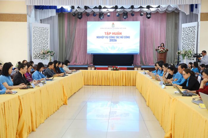 Tổng Liên đoàn Lao động Việt Nam tổ chức Hội nghị tập huấn nghiệp vụ công tác nữ công năm 2026