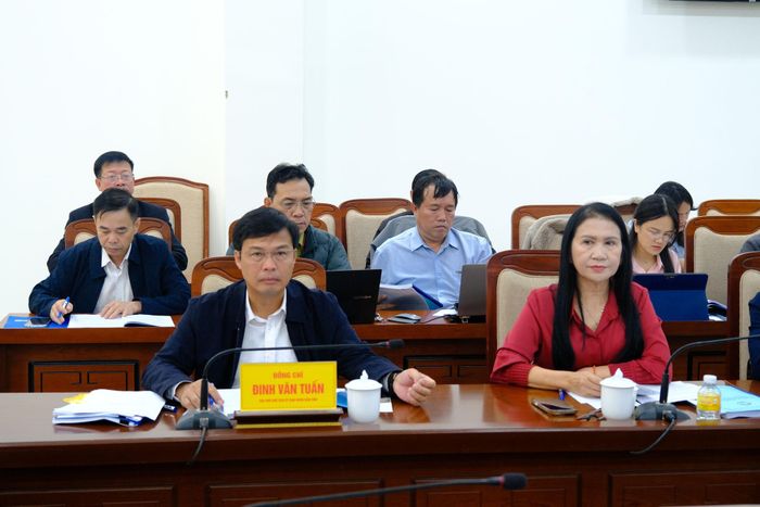 Đồng chí Đinh Văn Tuấn, Tỉnh ủy viên, Phó Chủ tịch UBND tỉnh tham dự hội nghị