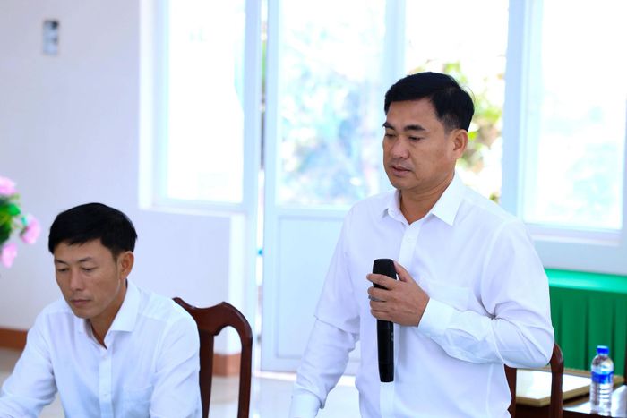 Chủ tịch UBND xã Quảng Trực Nguyễn Văn Anh chia sẻ về khó khăn tại địa phương