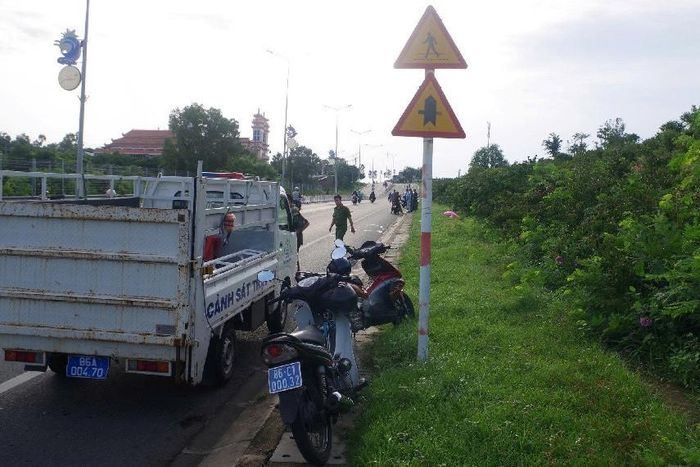 Hình ảnh khu vực hiện trường vào ban ngày