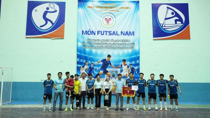 Cụm 15 giành vị trí Á quân môn futsal nam