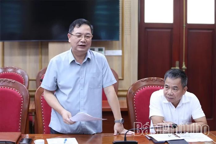 Lãnh đạo Báo và Phát thanh, truyền hình Phú Thọ cho ý kiến về công tác tuyên truyền.