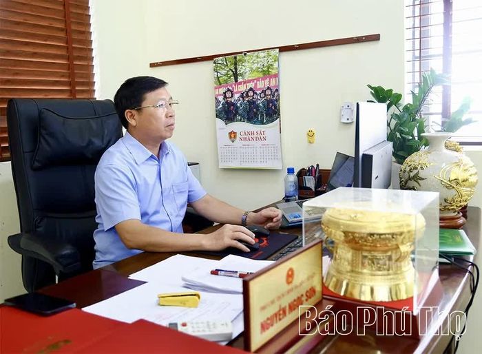 Đồng chí Nguyễn Ngọc Sơn - Phó Chủ tịch UBND xã Bình Xuyên.