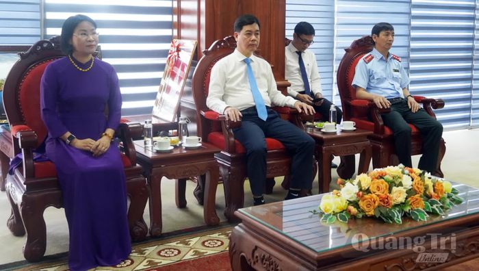 Đại biểu tham dự buổi tiếp - Ảnh: N.M