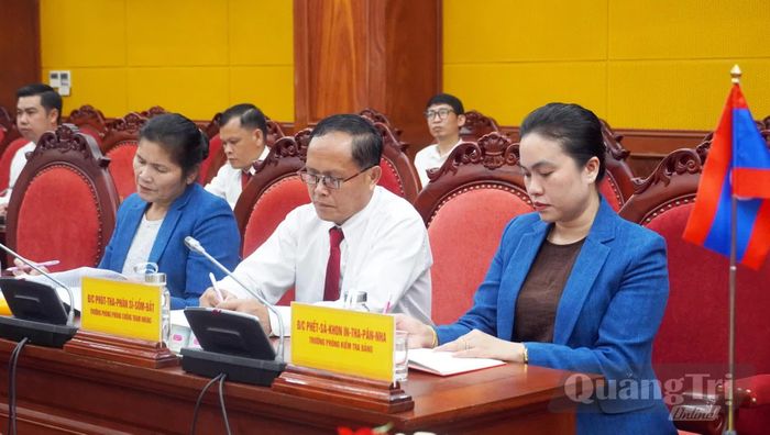 Các đại biểu dự hội đàm - Ảnh: N.M