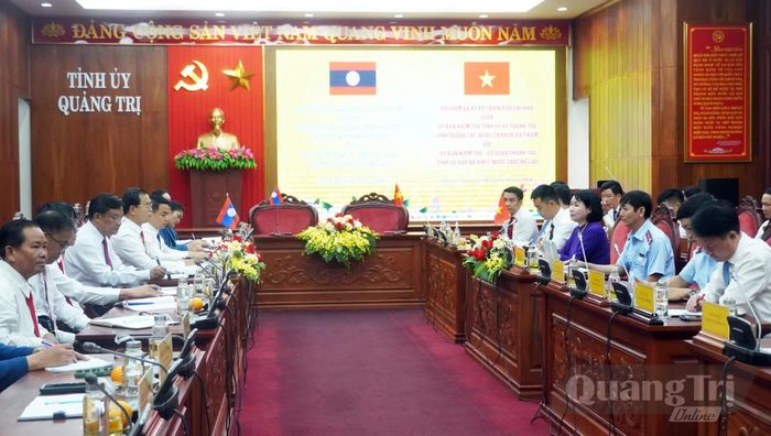 Quang cảnh hội đàm - Ảnh: N.M