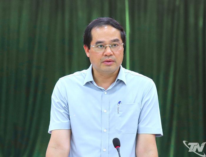 Đồng chí Bí thư Tỉnh ủy Trịnh Xuân Trường phát biểu kết luận Hội nghị.