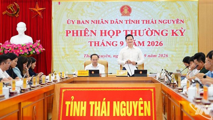 Đồng chí Chủ tịch UBND tỉnh Vương Quốc Tuấn chủ trì Phiên họp.