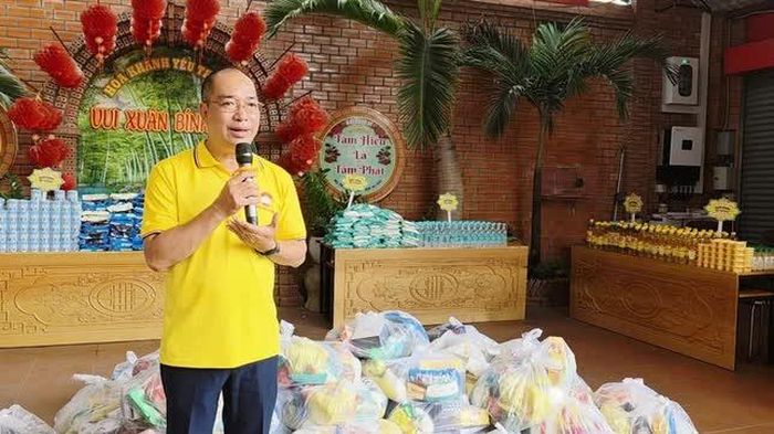 Phó Bí thư Thường trực Đảng ủy phường Bình Lợi Trung Võ Hoàng Phú phát biểu