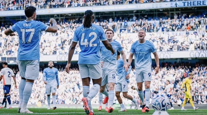 Man City đang toàn thắng tại Ngoại hạng Anh 2026-2027. 