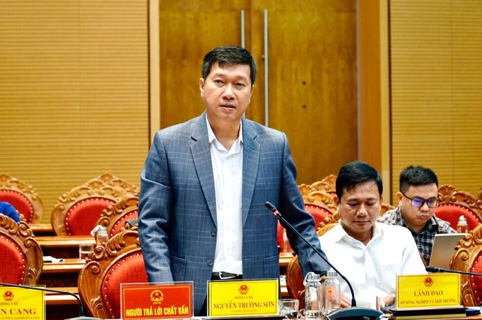 Ông Nguyễn Trường Sơn, Giám đốc Sở Xây dựng Gia Lai trả lời chất vấn.