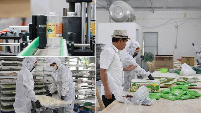 Tại cơ sở của Phù Sa Group ở xã Tân Thuận, công việc sản xuất, đóng gói tạo việc làm thường xuyên cho khoảng 50-60 lao động, cùng hàng chục lao động thời vụ vào những thời điểm cao điểm.