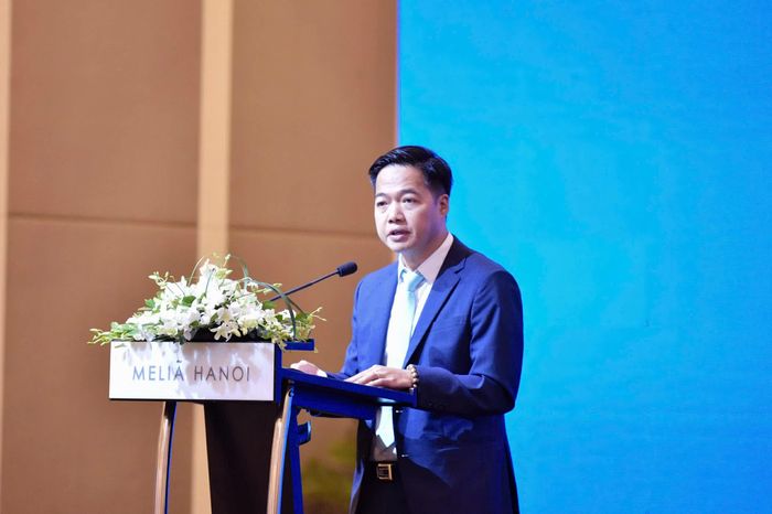 Phó Cục trưởng Cục Đầu tư nước ngoài Nguyễn Anh Tuấn thông tin về một số nội dung chú ý của Nghị quyết số 10-NQ/TW tại tọa đàm.