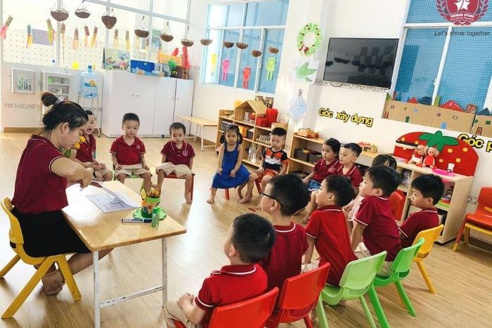 Học sinh mầm non tại một trường mầm non trên địa bàn TP. Hồ Chí Minh