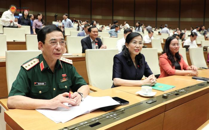 Phiên họp toàn thể của Quốc hội. Ảnh: Khánh Duy