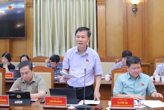 Phó Chủ nhiệm Ủy ban Văn hóa và Xã hội Lâm Văn Đoan đề nghị Bắc Ninh quan tâm xử lý triệt để tình trạng nợ bảo hiểm xã hội, bảo vệ quyền lợi người lao động