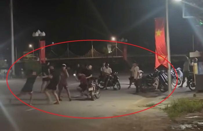Các đối tượng gây rối ANTT trong đêm 7/9.