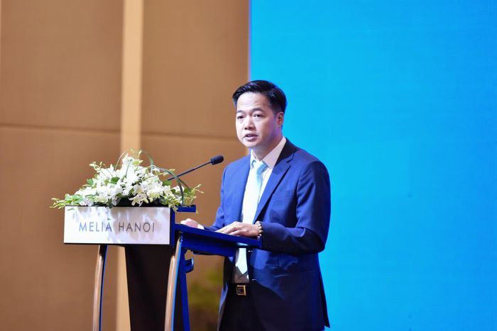 Ông Nguyễn Anh Tuấn, Phó Cục trưởng Cục Đầu tư nước ngoài phát biểu tại tọa đàm.