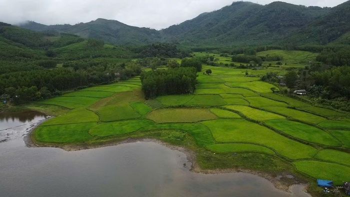 Một góc xã vùng cao Ba Động, tỉnh Quảng Ngãi.