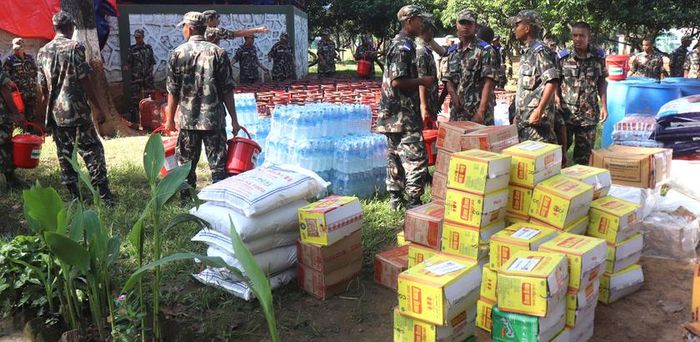 Chính phủ Nepal cho biết công tác cứu trợ đang được triển khai. Nguồn: Online Khabar