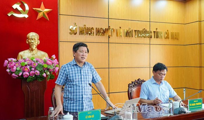 Phó Chủ tịch UBND tỉnh Lê Văn Sử yêu cầu ngành nông nghiệp chủ động xây dựng bản đồ, kịch bản ứng phó với hiện tượng El Nino.