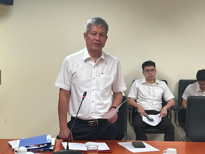 Bí thư Đảng ủy, Kiểm toán trưởng KTNN chuyên ngành Ia Phạm Văn Học phát biểu tại Hội nghị. Ảnh: Thanh Trang