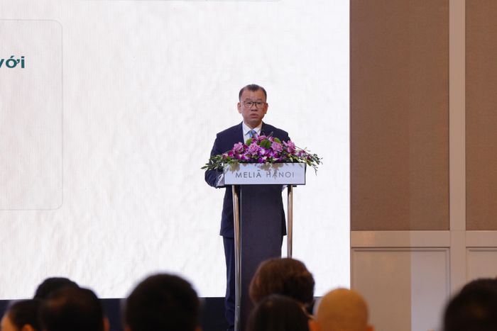Phó Chủ tịch UBCKNN Nguyễn Hoàng Dương trình bày tại Hội nghị - Nguồn: UBCKNN