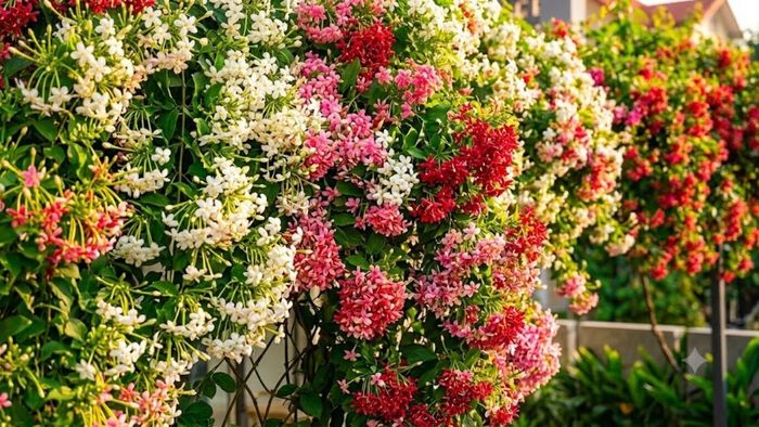 Trồng dọc hàng rào hoặc lối đi. Ảnh minh họa.
