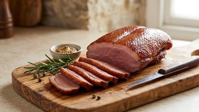 Thịt ngỗng không chỉ thơm ngon, đậm đà mà còn cung cấp nhiều protein, vitamin và khoáng chất cần thiết cho cơ thể - Ảnh minh hoạ
