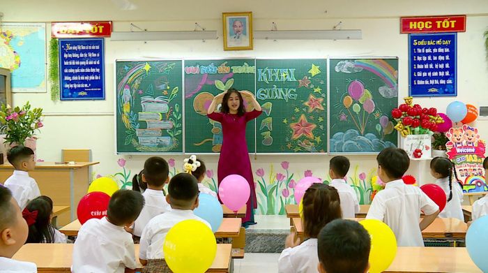 Các tiết học được thiết kế sinh động giúp học sinh không cảm thấy nhàm chán. Ảnh: PV