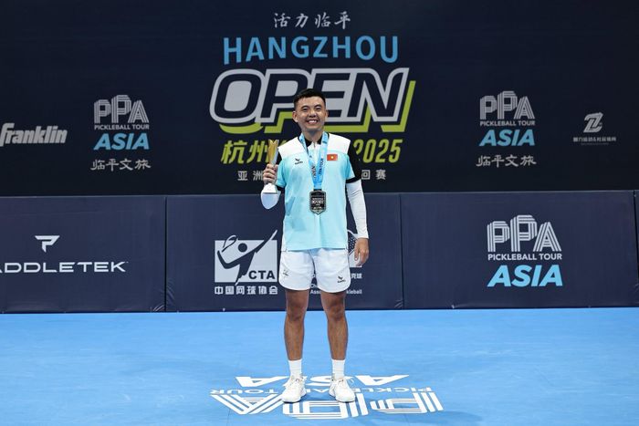 Lý Hoàng Nam giành chức vô địch đơn nam Pickleball World Cup 2026. Ảnh: BTC